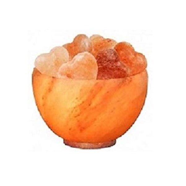 Bowl(Hearts) Salt Lamp