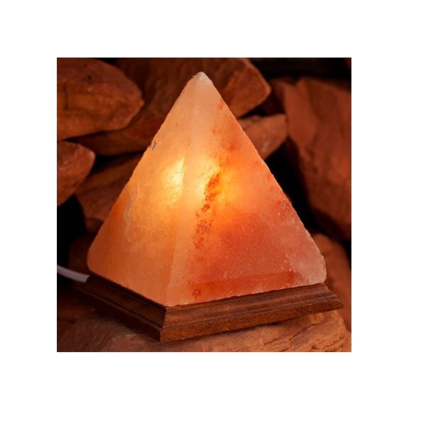 Pyramid Salt Lamp