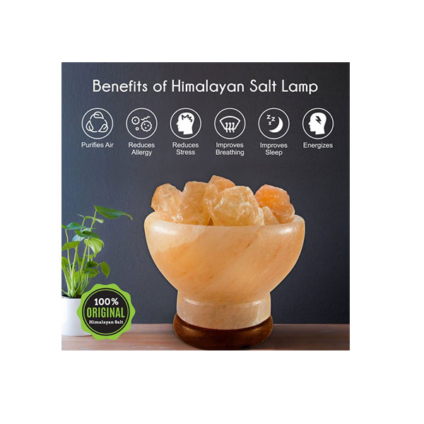 Bowl(Chunks) Salt Lamp